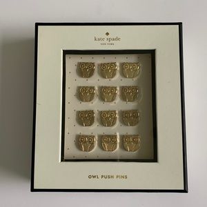 kate spade OWL PUSH PINS